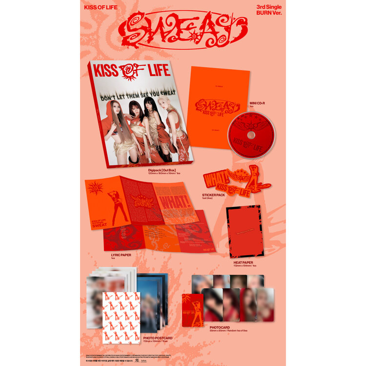 KISS OF LIFE (키스 오브 라이프) - SWEAT - 3RD SINGLE