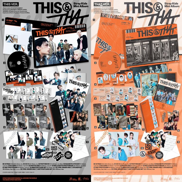 STRAY KIDS (스트레이 키즈) - [THIS & THAT] - 10TH MINI ALBUM