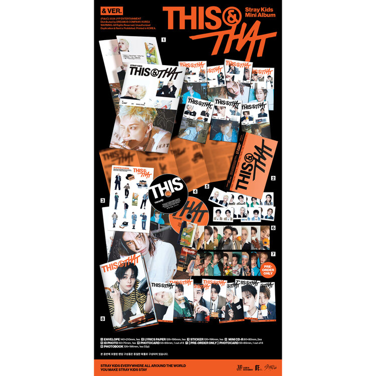STRAY KIDS (스트레이 키즈) - [THIS & THAT] (& VER.) - 10TH MINI ALBUM