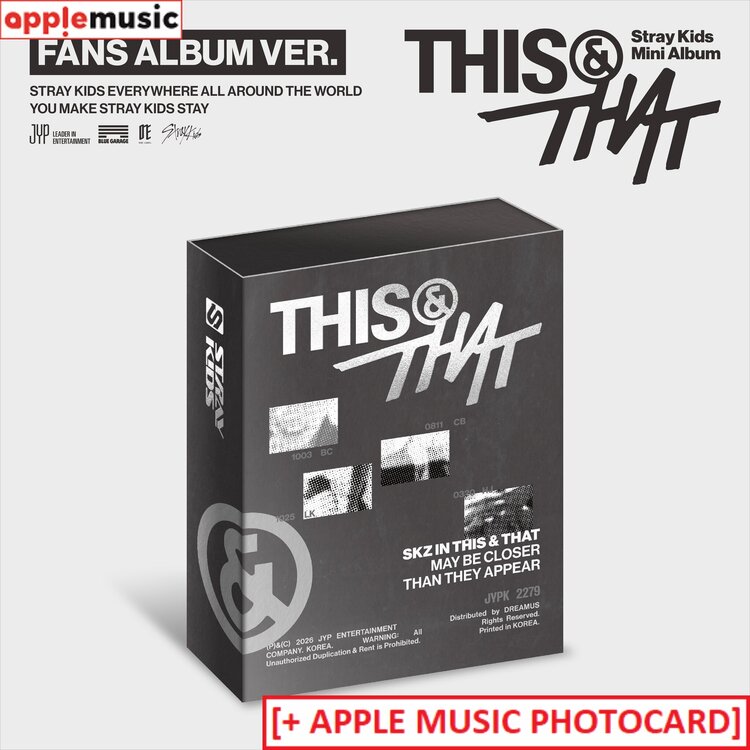 STRAY KIDS (스트레이 키즈) - [THIS & THAT] (FANS ALBUM VER.) - 10TH MINI ALBUM + [APPLE MUSIC PC]