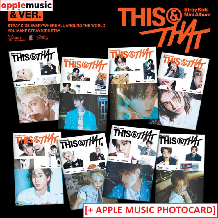 STRAY KIDS (스트레이 키즈) - [THIS & THAT] (& VER.) - 10TH MINI ALBUM + [APPLE MUSIC PC]