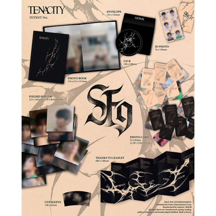 [PREORDER] SF9 (에스에프나인) - TENACITY - 2ND ALBUM