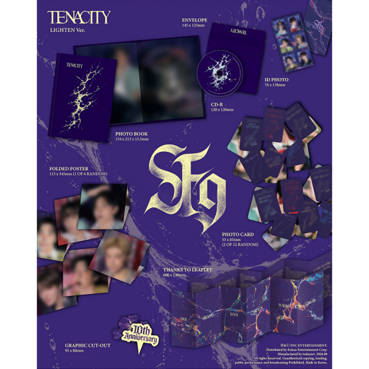 [PREORDER] SF9 (에스에프나인) - TENACITY - 2ND ALBUM