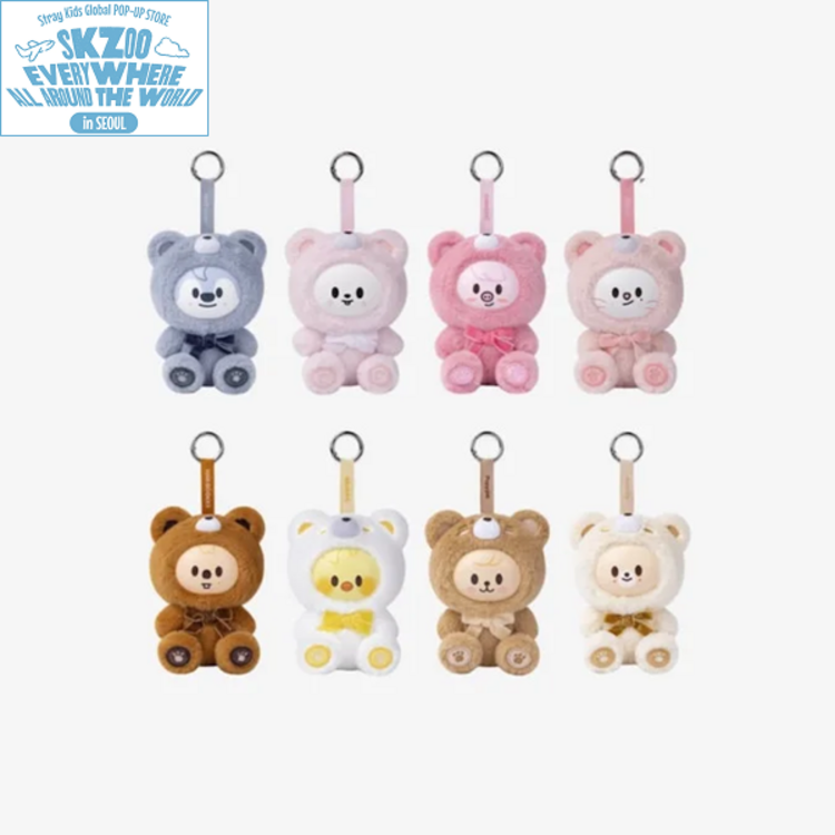 STRAY KIDS (스트레이 키즈) - [SKZOO EVERYWHERE ALL AROUND THE WORLD] SKZOO SECRET KEYRING TOY (BLINDBOX)