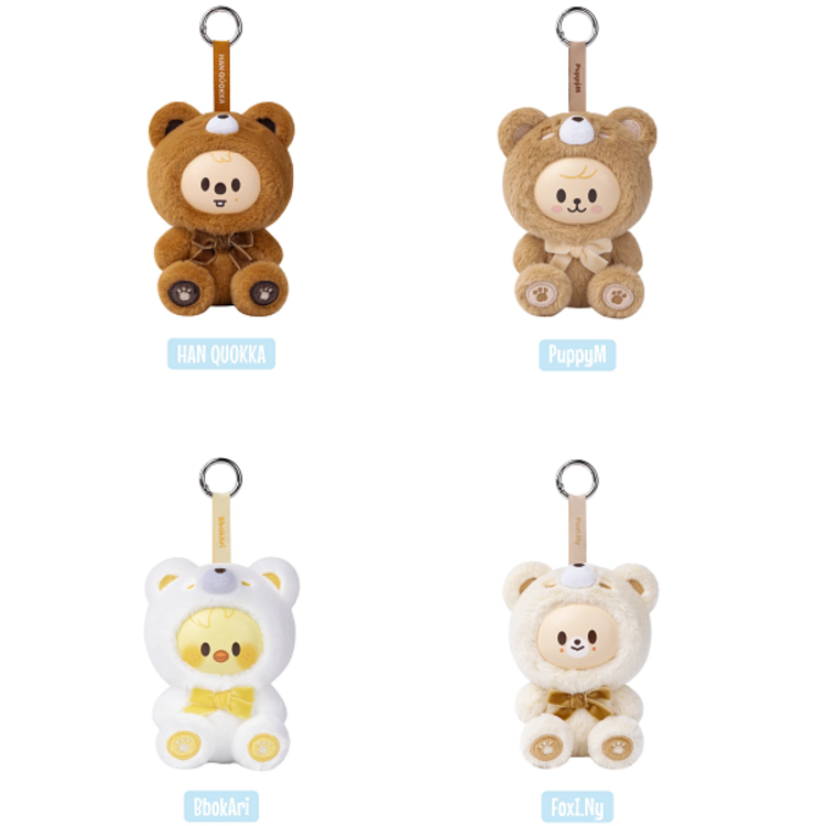STRAY KIDS (스트레이 키즈) - [SKZOO EVERYWHERE ALL AROUND THE WORLD] SKZOO SECRET KEYRING TOY (BLINDBOX)
