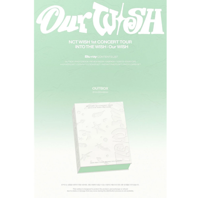 [PREORDER] NCT WISH (엔시티 위시) - [1ST CONCERT TOUR "INTO THE WISH : OUR WISH"] BLU RAY + PHOTOCARD SET
