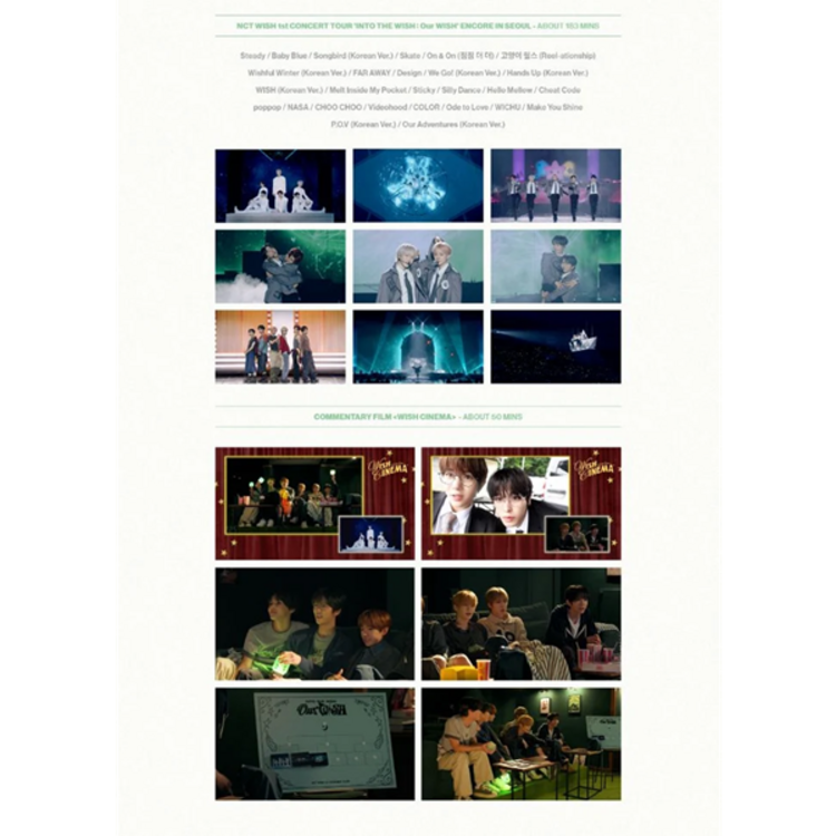 [PREORDER] NCT WISH (엔시티 위시) - [1ST CONCERT TOUR "INTO THE WISH : OUR WISH"] BLU RAY + PHOTOCARD SET