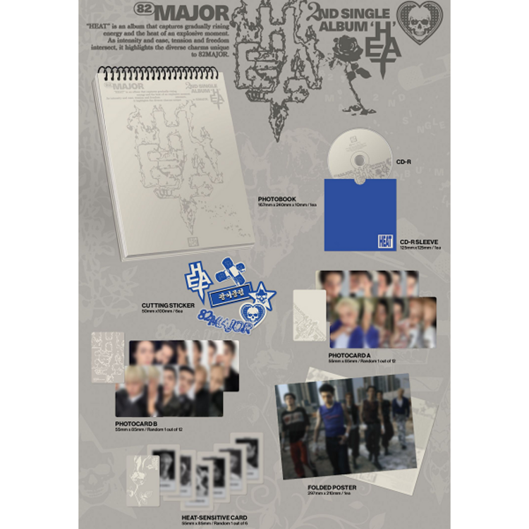 [PREORDER] 82MAJOR (82메이저) - HEAT (PHOTOBOOK VER.) - 2ND SINGLE ALBUM