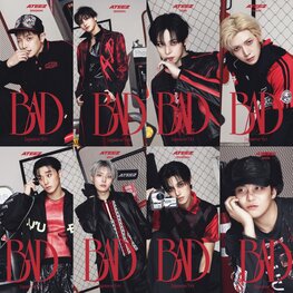 ATEEZ (エイティーズ) - BAD [MEMBER VER.] 5TH SINGLE ALBUM (JAPAN) + [UNIVERSAL MUSIC POB PHOTOCARD]