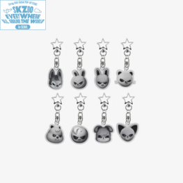 STRAY KIDS (스트레이 키즈) - [SKZOO EVERYWHERE ALL AROUND THE WORLD] EVIL SKZOO ACRYLIC KEYRING