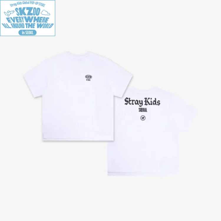 STRAY KIDS (스트레이 키즈) - [SKZOO EVERYWHERE ALL AROUND THE WORLD] T-SHIRT (SEOUL VER.)