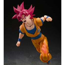 BANDAI DRAGON BALL SUPER - SON GOKU SUPER SAIYAN GOD [GOD AURA] - S.H. FIGUARTS
