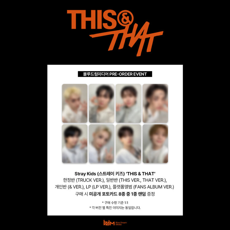 STRAY KIDS (스트레이 키즈) - [THIS & THAT] - 10TH MINI ALBUM + [BDM PC]