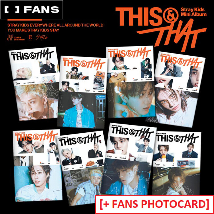 STRAY KIDS (스트레이 키즈) - [THIS & THAT] (& VER.) - 10TH MINI ALBUM + [FANS PC]