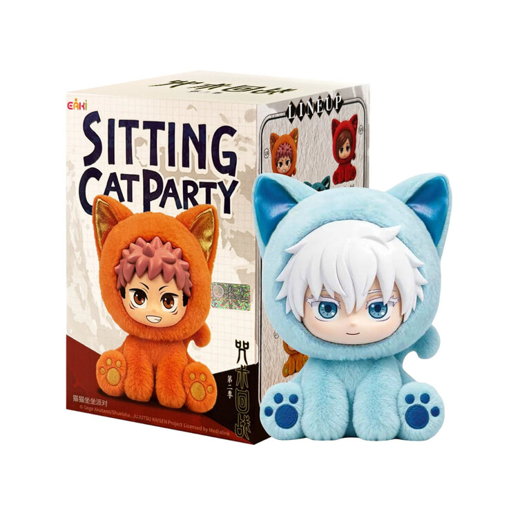 EAKI -  JUJUTSU KAISEN [SITTING CAT PARTY] - PLUSH KEYCHAIN BLINDBOX
