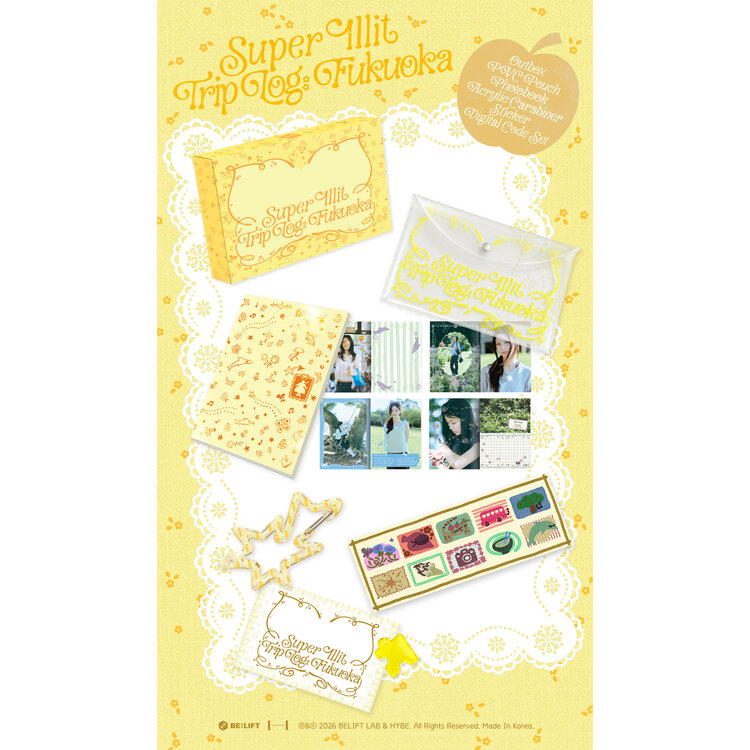 [PREORDER] ILLIT (아일릿) - SUPER ILLIT TRIP LOG : FUKUOKA (DIGITAL CODE SET)