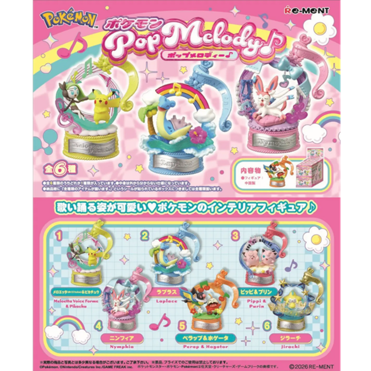 RE-MENT RE-MENT - POKEMON [POP MELODY] - BLINDBOX