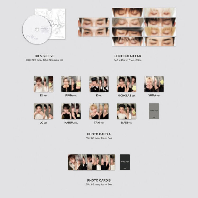 [PREORDER] &TEAM (앤팀) - MARK ON ME (SOLO VER.) - 2ND MINI ALBUM (KOREAN)