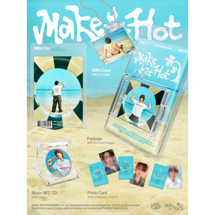 [PREORDER] MINHO (최민호) [SHINEE] - MAKE IT HOT - [SMINI VER.] - 2ND MINI ALBUM