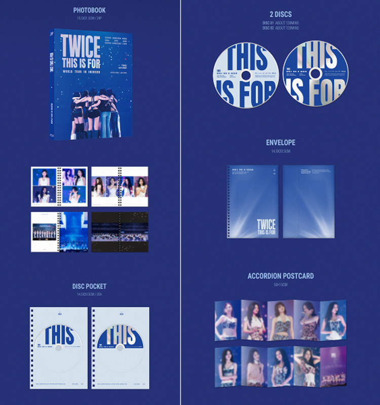 TWICE (트와이스) - [THIS IS FOR] WORLD TOUR IN INCHEON - [BLU RAY] PACKAGE + [FANS SHOP GIFT]