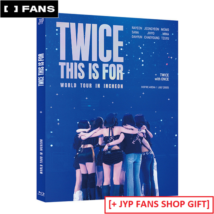 TWICE (트와이스) - [THIS IS FOR] WORLD TOUR IN INCHEON - [BLU RAY] PACKAGE + [FANS SHOP GIFT]