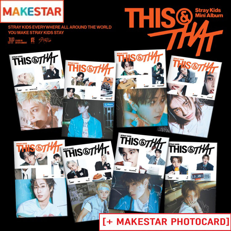 STRAY KIDS (스트레이 키즈) - [THIS & THAT] (& VER.) - 10TH MINI ALBUM + [MAKESTAR PC]