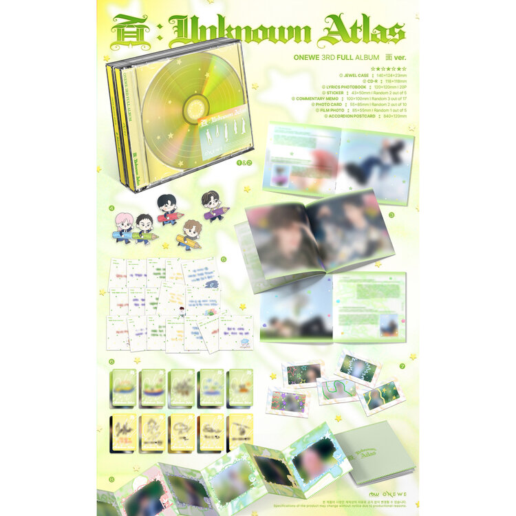 ONEWE (원위) - [面 : UNKNOWN ATLAS] (面 VER.) - 3RD FULL ALBUM