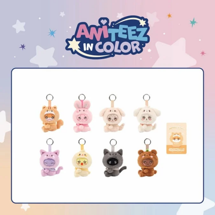 ATEEZ (에이티즈) - [ANITEEZ IN COLOR] TINY PLUSH KEYRING + EXTRA PC