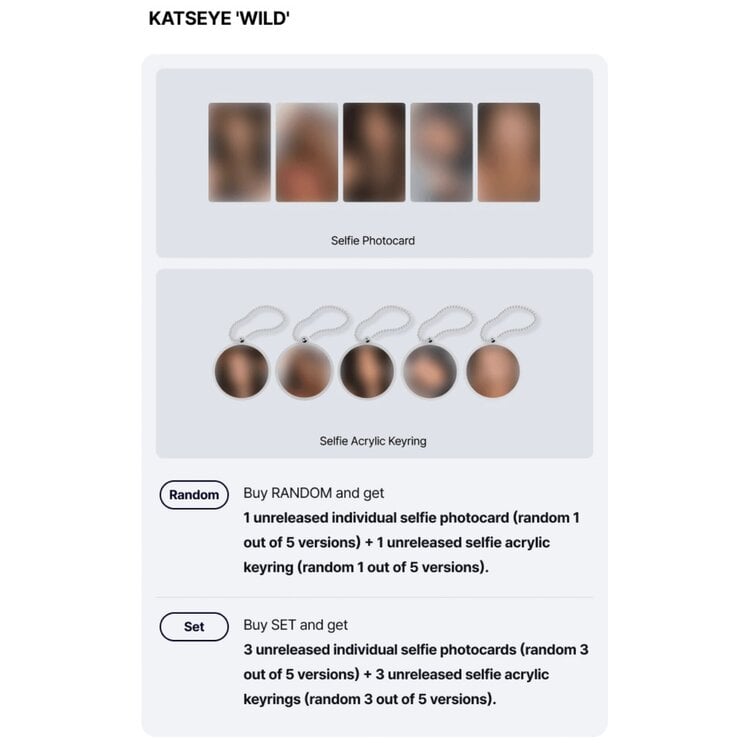KATSEYE - WILD - 3RD EP + [WEVERSE GIFT]