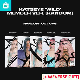 KATSEYE - WILD - [MEMBER VER.] - 3RD EP + [WEVERSE GIFT]