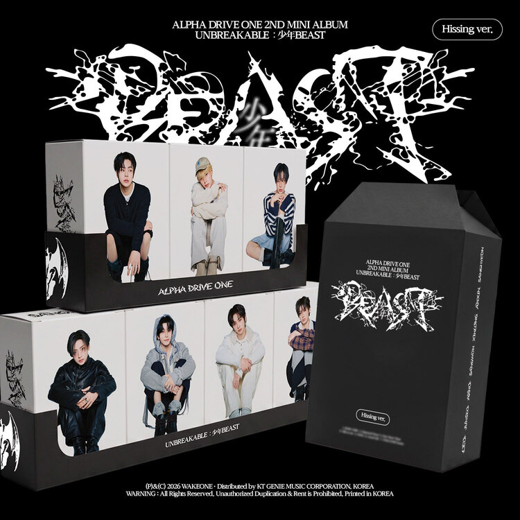 ALPHA DRIVE ONE (알파드라이브원) - UNBREAKABLE : 少年BEAST - [HISSING VER.] - 2ND MINI ALBUM
