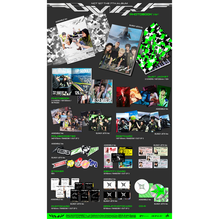 NCT 127 - BLINGY - [PHOTOBOOK VER.] - 7TH ALBUM