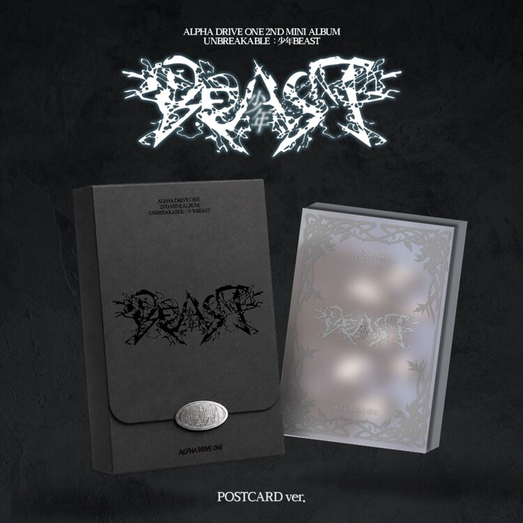 [PREORDER] ALPHA DRIVE ONE (알파드라이브원) - UNBREAKABLE : 少年BEAST (POSTCARD VER.) 2ND MINI ALBUM