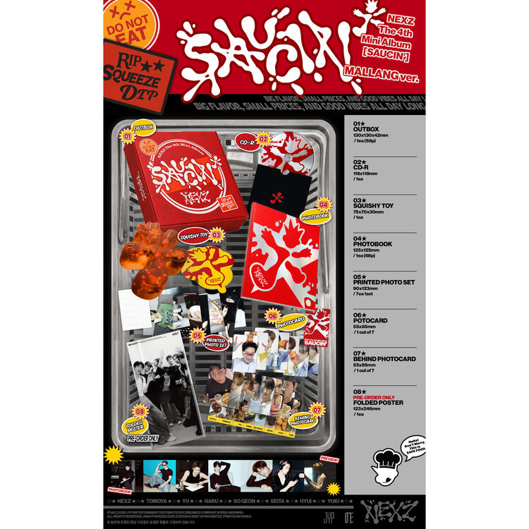 NEXZ (넥스지) - SAUCIN' (MALLANG VER.) - 4TH MINI ALBUM