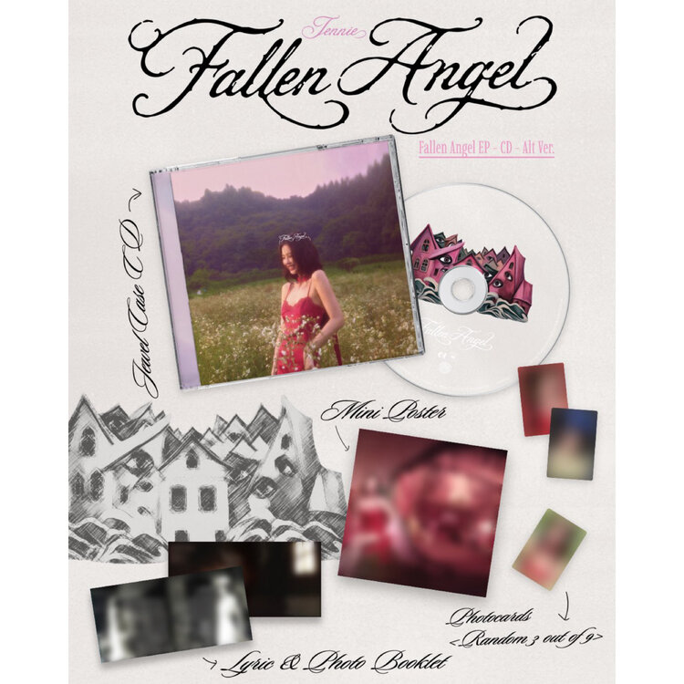 [PREORDER] JENNIE (김제니) [BLACKPINK] - FALLEN ANGEL (ALT VER.) - EP