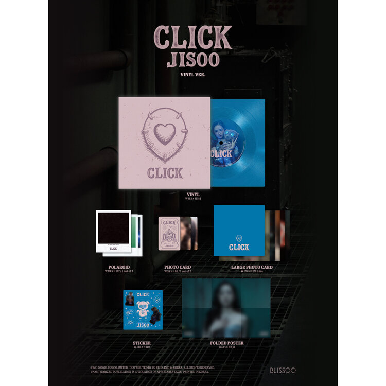 [PREORDER] JISOO (김지수) [BLACKPINK] - CLICK (VINYL VER.) - SINGLE ALBUM
