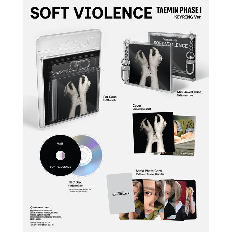 TAEMIN (태민) [SHINEE] - PHASE 1 : SOFT VIOLENCE [KEYRING VER.] - ALBUM
