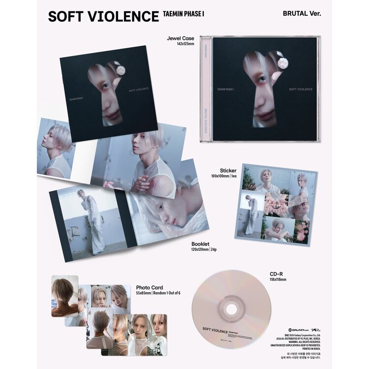 TAEMIN (태민) [SHINEE] - PHASE 1 : SOFT VIOLENCE (JEWEL VER.) - ALBUM