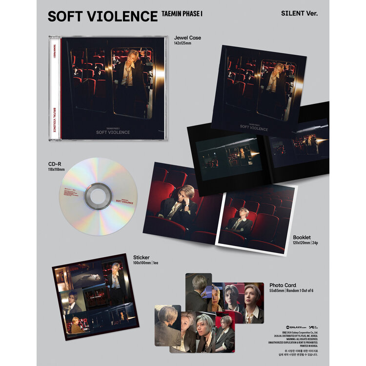 TAEMIN (태민) [SHINEE] - PHASE 1 : SOFT VIOLENCE (JEWEL VER.) - ALBUM