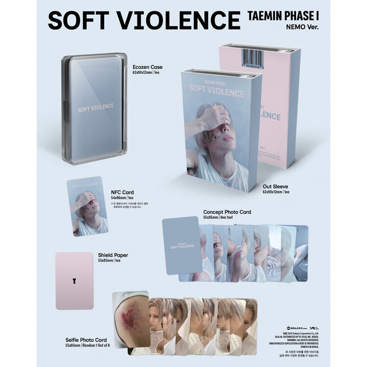 TAEMIN (태민) [SHINEE] - PHASE 1 : SOFT VIOLENCE [NEMO VER.] - ALBUM