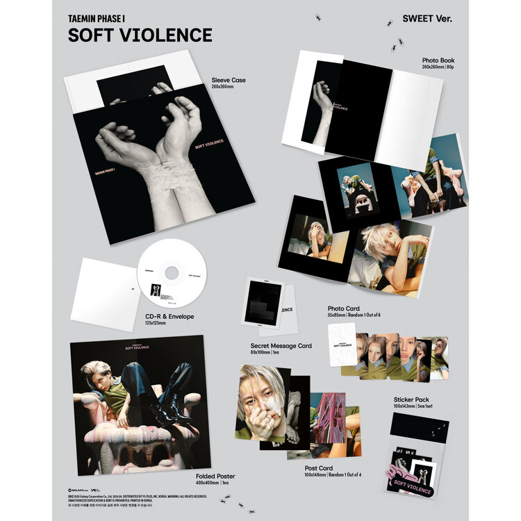 TAEMIN (태민) [SHINEE] - PHASE 1 : SOFT VIOLENCE (PHOTOBOOK VER.) - ALBUM
