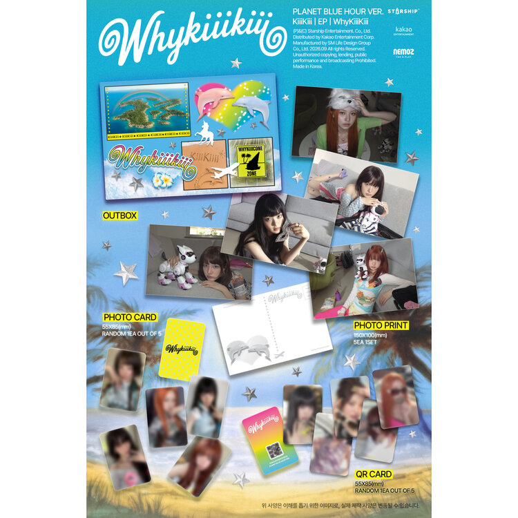 [PREORDER] KIIIKIII (키키) - WHYKIIIKIII (PLANET VER.) (LIMITED EDITION) - 3RD EP