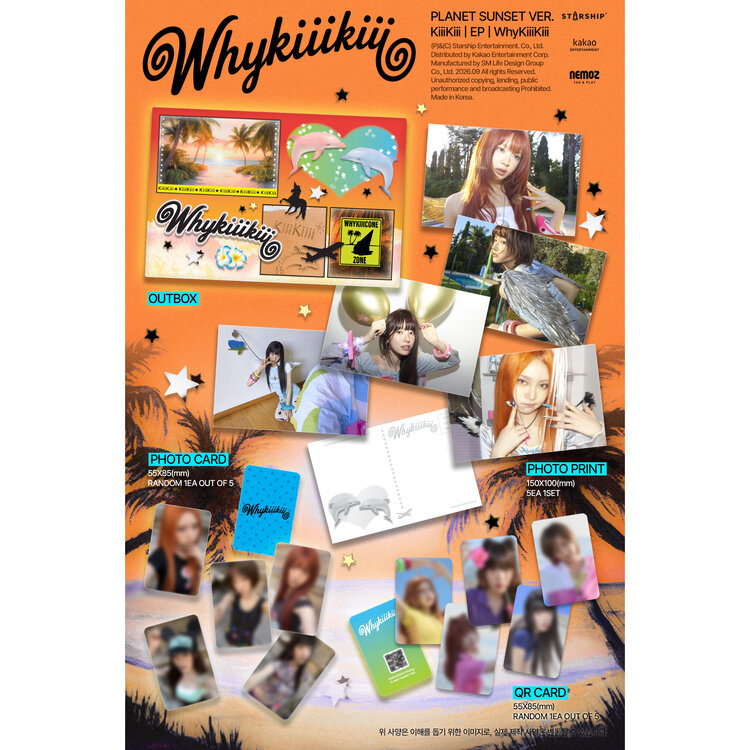 [PREORDER] KIIIKIII (키키) - WHYKIIIKIII (PLANET VER.) (LIMITED EDITION) - 3RD EP