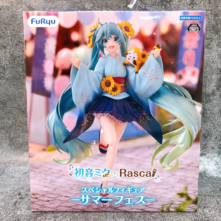 FURYU VOCALOID - HATSUNE MIKU X RASCAL [SUMMER FESTIVAL VER.] - SPECIAL FIGURE