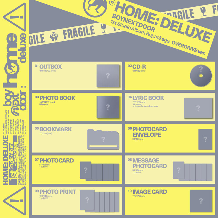 [PREORDER] BOYNEXTDOOR (보이넥스트도어) - HOME: DELUXE - 1ST STUDIO ALBUM (REPACKAGE)