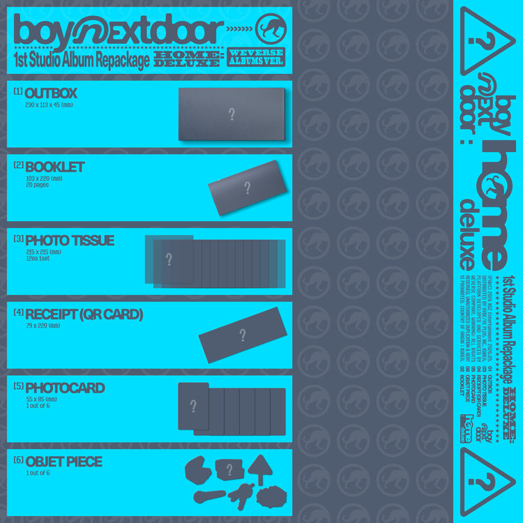 [PREORDER] BOYNEXTDOOR (보이넥스트도어) - HOME: DELUXE (WEVERSE ALBUM) - 1ST STUDIO ALBUM (REPACKAGE)