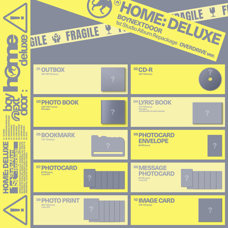[PREORDER] BOYNEXTDOOR (보이넥스트도어) - HOME: DELUXE - 1ST STUDIO ALBUM (REPACKAGE) + [EARLY BIRD WEVERSE GIFT]