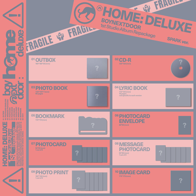 [PREORDER] BOYNEXTDOOR (보이넥스트도어) - HOME: DELUXE - 1ST STUDIO ALBUM (REPACKAGE) + [EARLY BIRD WEVERSE GIFT]
