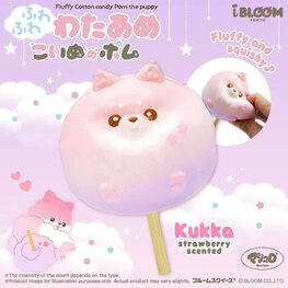 I-BLOOM - FLUFFY COTTON CANDY POM THE PUPPY (KUKKA VER.) SQUISHY
