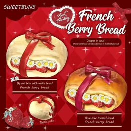SWEETBUNS - FRENCH BERRY BREAD - SQUISHY